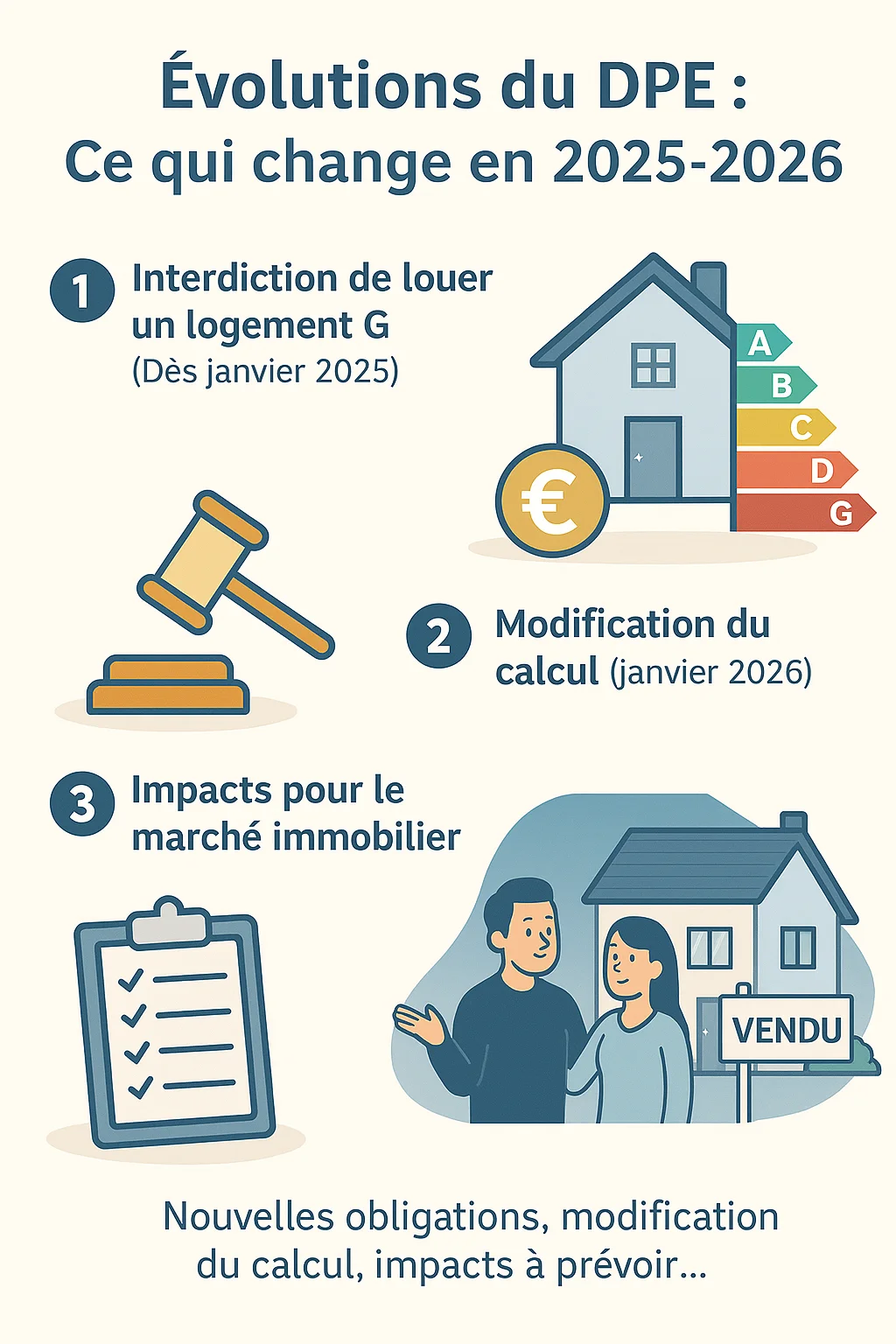 Marché immobilier & DPE : ce qui change en 2025-2026