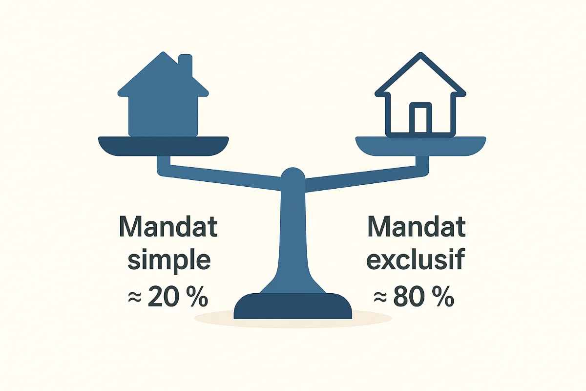 Mandat exclusif ou simple : quel choix pour vendre plus vite en 2025 ?